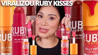 MAKE Com NOVIDADE RUBY KISSES | Blush Stick ,Lip oil , Base e Corretivo