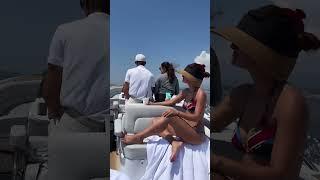 Dan Bilzerian with girl on boat