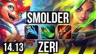 SMOLDER & Xerath vs ZERI & Milio (ADC) | Comeback | BR Master | 14.13