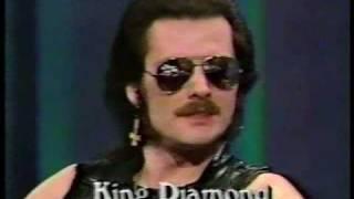 King Diamond {interview joe franklin show 1987}