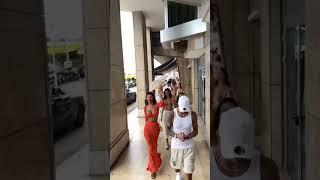 Dan Bilzerian with girls on street