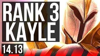 KAYLE vs DARIUS (TOP) | Rank 3 Kayle, 8 solo kills, 69% winrate, 52k DMG | EUNE Challenger | 14.13