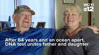 After 64 years and an ocean apart, DNA test unites father and daughter