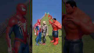 GTA V New Slap or Kiss Run Spider-man vs Red Hulk Funny Epic Challenge! #gta