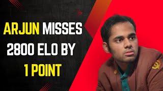 Arjun Erigaisi does not reach 2800 ELO in FIDE official ratings | Sports Today