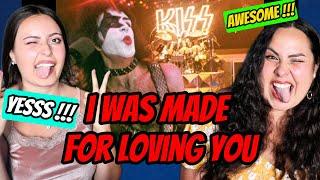 REACTION To KISS -  I Was Made For Loving You !!! | Two Sisters REACT