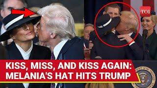 Trump-Melania Miss Kiss; Awkward Moment To 'Tiny Triumph' | Inauguration Gala