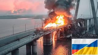 UKRAINE'S HEROIC ATTACK? Ukrainian F-16 fighter pilot permanently collapsed Putin's Crimean bridge