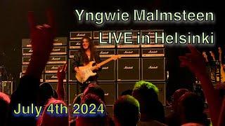 Yngwie Malmsteen: Rising Force & I’ll See The Light Tonight LIVE, Helsinki, Finland 4.7.2024