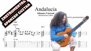 Johannes Linstead - Andalucia TAB - spanish guitar tabs (PDF + Guitar Pro)