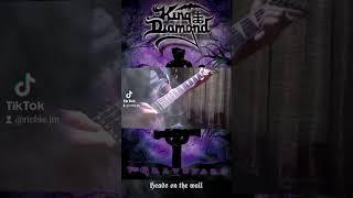 King Diamond "Heads on the Wall" guitar #kingdiamond #metalcover #madmenofmetal⚡️#guitarcover