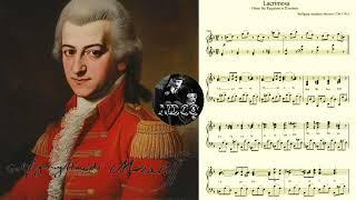 Wolfgang Amadeus Mozart "Requiem Lacrimosa" com partitura completa para violino.