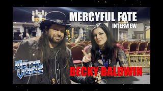 MERCYFUL FATE Becky Baldwin Interview-New Album, King Diamond vs Mercyful Fate @Metal Hall 2025