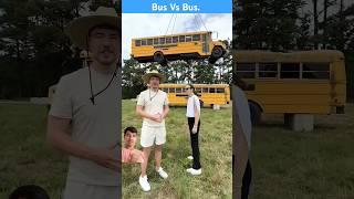 Mr Beast Ne Bus Vs Bus Challenge Kiya #viralshorts #shortsfeed #mrbeast