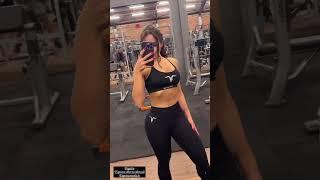 Dan Bilzerian gf workout in gym