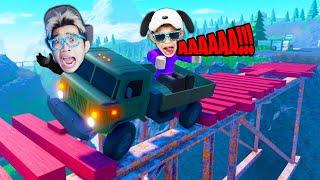 KITA BELI MOBIL TRUCK OLENG MELEWATI RINTANGAN SUPER EXTREME DI ROBLOX!!! HANYA 1 ORANG SELAMAT!!!