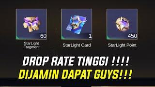 DROP RATE TINGGI !! GACHA STARLIGHT LUCKY CHEST DI JAMIN DAPAT DENGAN HARGA MURAH MOBILE LEGENDS