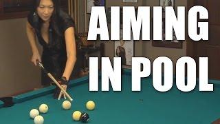 Aiming in Billiards and Pool with Jeanette Lee the "Black Widow"