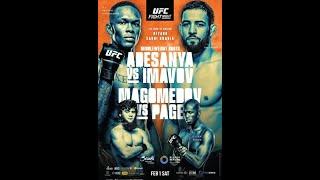 UFC Fight Night: Adesanya vs. Imavov LIVE