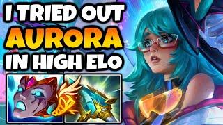 My first attempts of Aurora in High Elo. (So far I think she is on the weaker side)