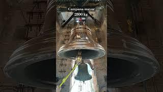 Campana mayor 2800 kg | 2800 kg church bell #campanas #campanario #churchbells