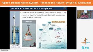 Space Vaarta on "Space Transportation System - Present and Future" by Shri S. Sivakumar