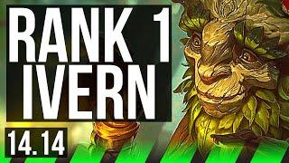 IVERN vs SYLAS (JGL) | Rank 1 Ivern, 3/1/13, 700+ games | JP Grandmaster | 14.14