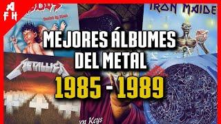 MEJORES ÁLBUMES DE METAL DE 1985 A 1989