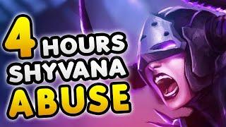 4 hours of high elo Shyvana gameplay to fall asleep to