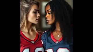 Unexpected NFL Kiss  A Surprising Moment Caught on Camera   #wlw #kiss