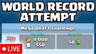 MEGA DRAFT CHALLENGE WIN STREAK WORLD RECORD 50-0!