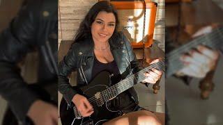 AC/DC - Back in Black (guitar solo by Larissa Liveir)