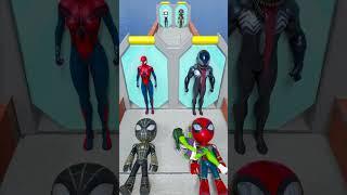 GTA V Kiss Run: BLACK Spidey vs RED Spidey In Barry Prison #gta