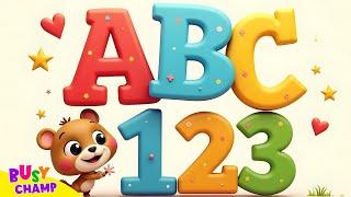 Learn ABC Phonics Shapes Numbers Colors | Toddler Learning Videos For 3 Year Olds | #kidsvideos