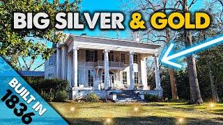 BIG SILVER & GOLD! Metal Detecting Dream Hunt At Stunning 1836 Home!