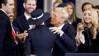 WATCH: Trump attempts to kiss Melania as he enters swearing-in ceremony on Inauguration Day