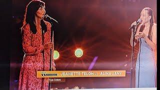 The Voice of Germany battles Team Yvonne Alina vs Jeanette true colors