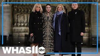 First lady Jill Biden leads U.S. delegation attending Notre Dame Cathedral reopening