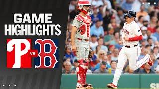 Phillies vs. Red Sox Game Highlights (6/13/24) | MLB Highlights