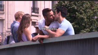 Gay Kiss romantic international trip