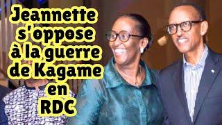 Jeannette Kagame s’oppose à la guerre de Paul Kagame en RDC | Faille exposée au sein du conflit re