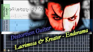 (Best Guitar Lesson) Lacrimosa & Kreator - Endorama (slow speed for lesson)