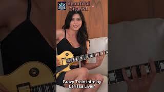 Beautiful Woman Guitarist Series  (by Larissa Liveir 1 ) #shorts