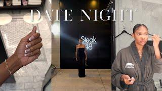 grwm: impromptu date night | KISS salon x-tend LED soft gel system, makeup & outfit