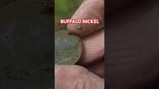 Buffalo nickel found metal detecting 1800s Church with my Nokta Legend #mdf #fatherson #maine #nokta