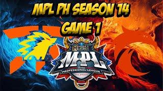 FNATIC ONIC vs TNC ESPORTS GAME 1 | MPL PHILIPPINES SEASON 14