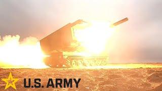 U.S. Army. M270 MLRS: Multiple Launch Rocket System. Live Fire Exercise.