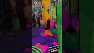 Dan Bilzerian girl climbing wall