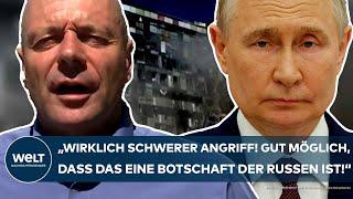 PUTINS KRIEG: "Ein wirklich schwerer Angriff! Eine Botschaft der Russen" Heftige Explosionen in Kiew