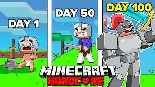 I Survived 1000 DAYS as a KNIGHT in Minecraft HARDCORE! - Mythical Adventures Compilation